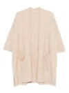 Bruno Manetti Pocketed Cardigan In Neutral