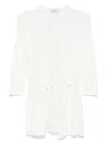 Bruno Manetti Pointelle Cardigan In White