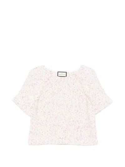 Bruno Manetti Popcorn Sweater In White