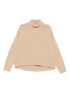 Bruno Manetti Gerippter Pullover In Nude