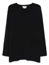 Bruno Manetti Round-neck Cashmere Sweater In Black