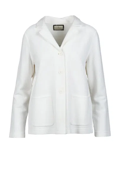 Bruno Manetti Soft Blazer - White
