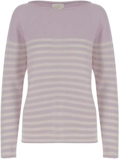 BRUNO MANETTI STRIPED CASHMERE SWEATER
