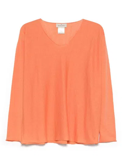 Bruno Manetti Sweaters In Orange