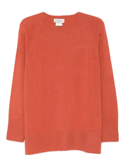 Bruno Manetti Sweaters In Orange