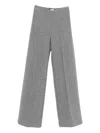 Bruno Manetti Wool Trousers In Gray