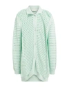 Bruno Manetti Woman Cardigan Light Green Size 16 Cotton In Green