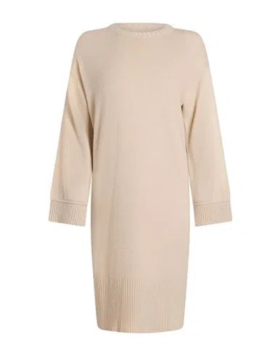 Bruno Manetti Woman Mini Dress Beige Size 6 Cashmere In Nude