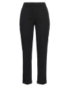 Bruno Manetti Woman Pants Black Size 8 Cotton, Lyocell, Elastane