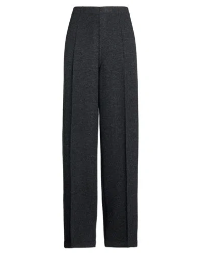 Bruno Manetti Woman Pants Charcoal Size 4 Virgin Wool, Alpaca Wool, Polyester, Polyamide In Multi