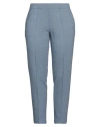 Bruno Manetti Woman Pants Light Blue Size 10 Virgin Wool