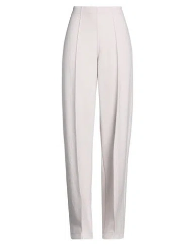 Bruno Manetti Woman Pants Light Grey Size 8 Virgin Wool In White
