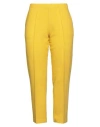 Bruno Manetti Woman Pants Ocher Size 12 Wool In Yellow