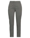 Bruno Manetti Woman Pants Sage Green Size 6 Cotton, Lyocell, Elastane In Sage Green