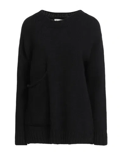 Bruno Manetti Woman Sweater Black Size 6 Cashmere