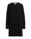 Bruno Manetti Woman Sweater Black Size 8 Virgin Wool, Cashmere In Black