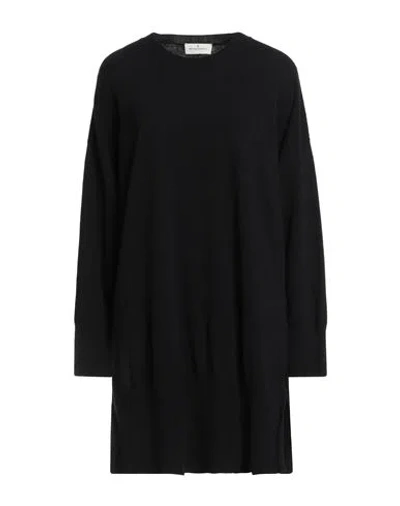 Bruno Manetti Woman Sweater Black Size 8 Virgin Wool, Cashmere