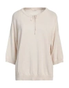 Bruno Manetti Woman Sweater Cream Size 10 Cotton, Viscose, Nylon In White