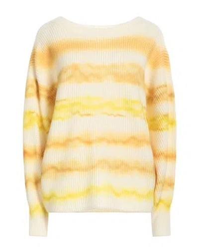 Bruno Manetti Woman Sweater Cream Size 8 Cashmere In White