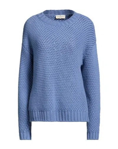 Bruno Manetti Woman Sweater Light Blue Size 12 Cashmere
