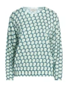 Bruno Manetti Woman Sweater Lime Green Size 4 Cotton In Green