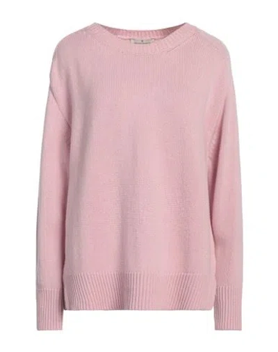 Bruno Manetti Woman Sweater Pink Size 14 Cashmere