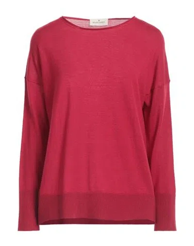 Bruno Manetti Woman Sweater Red Size 10 Merino Wool