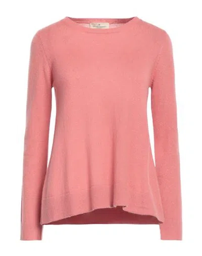 Bruno Manetti Woman Sweater Salmon Pink Size 14 Cashmere