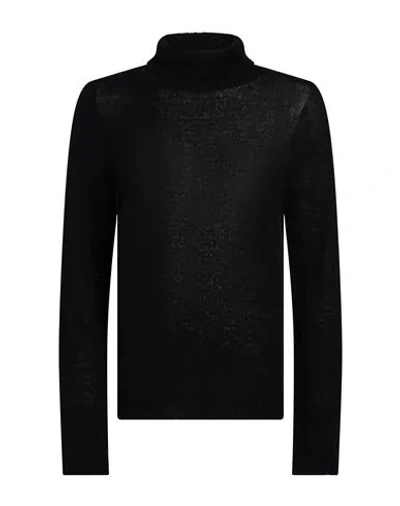 Bruno Manetti Woman Turtleneck Black Size 8 Cashmere