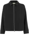 Bruno Manetti Zip-front Collar Jacket In Black