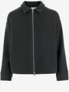 Bruno Manetti Wool Blend Jacket In Green