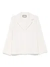 Bruno Manetti Wool Jacket In Neutral