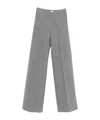 Bruno Manetti Wool Trousers In Gray