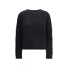Bruno Manetti Woven Knit Sweater In Black