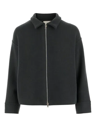 Bruno Manetti Zip-front Jacket In Green