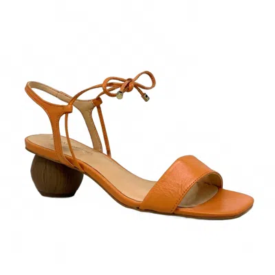 Bruno Menegatti Women's Annette Leather Sandal In Orange