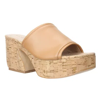 Bruno Menegatti Women's Cara Wedge Slide In Natural In Neutral