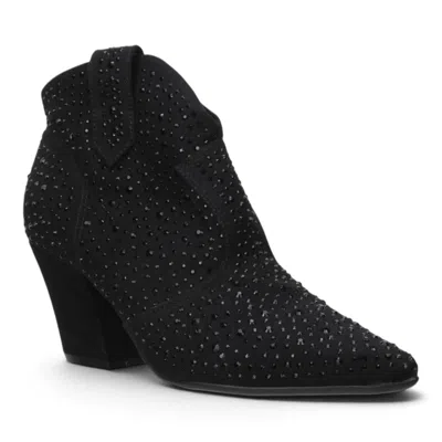 Bruno Menegatti Women's Darling Suede Bootie In Black