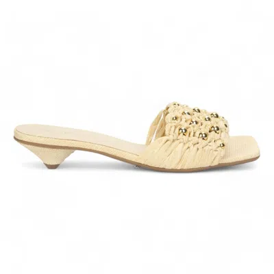 Bruno Menegatti Women's Raffia Slide Sandal In Natural In Neutral