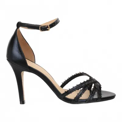 Bruno Menegatti Women's Stars Dress Heel Sandals In Black