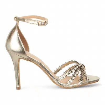 Bruno Menegatti Women's Stars Dress Heel Sandals In Gold