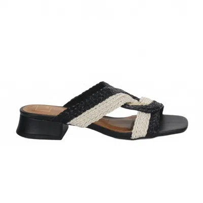Bruno Menegatti Women's Verina 2 Slide Sandal In Black/off White In Multi