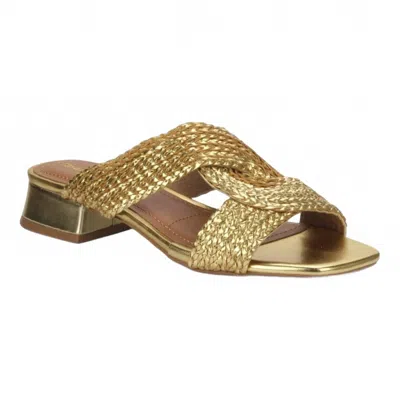 Bruno Menegatti Women's Verina Slide Sandal In Gold
