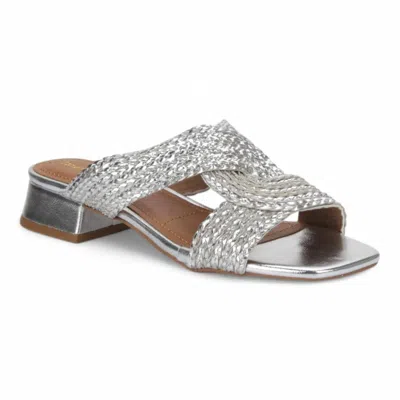 Bruno Menegatti Women's Verina Slide Sandal In Silver In Metallic