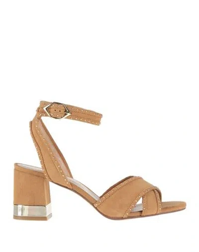 Bruno Premi Woman Sandals Camel Size 9 Goat Skin
