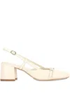 Bruno Premi 65mm Cobo Aveo Sling-back Pumps In Neutral