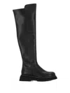 Bruno Premi Leather Over-the-knee Boots In Black