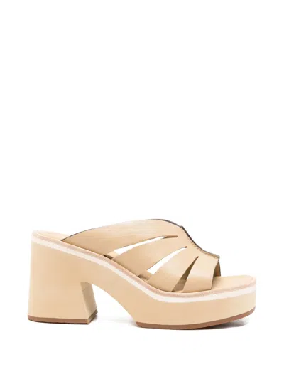 Bruno Premi Cut-out Platform Sandals In Multi