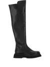 Bruno Premi Leather Over-the-knee Boots In Black