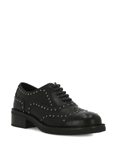Bruno Premi Liv Saota Stud-embellished Oxford Shoes In Black